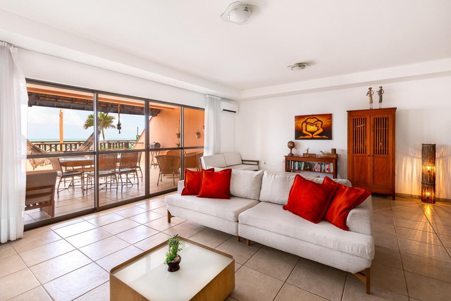 Apartment Oceanview A102 - Pe Na Area - Perto Do Centro, 2 Dormitorios, Piscina, Cozinha, 116m2 Cumbuco