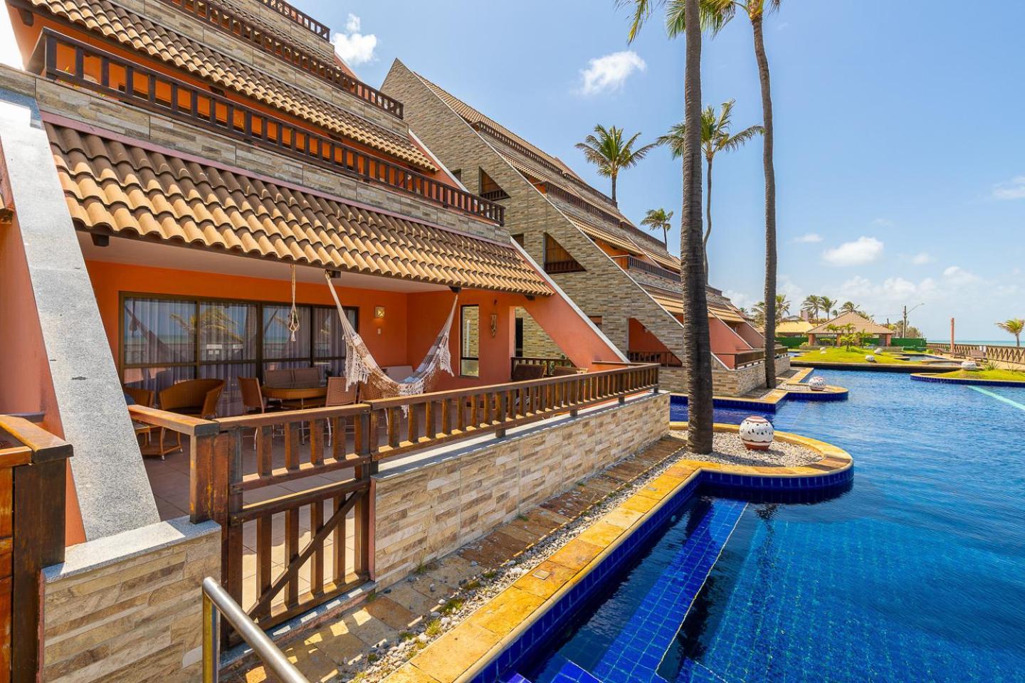 Oceanview A102 - Pe Na Area - Perto Do Centro, 2 Dormitorios, Piscina, Cozinha, 116m2 * Cumbuco