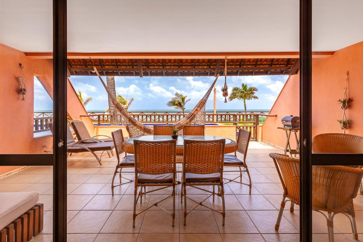 Oceanview A102 - Pe Na Area - Perto Do Centro, 2 Dormitorios, Piscina, Cozinha, 116m2 * Cumbuco