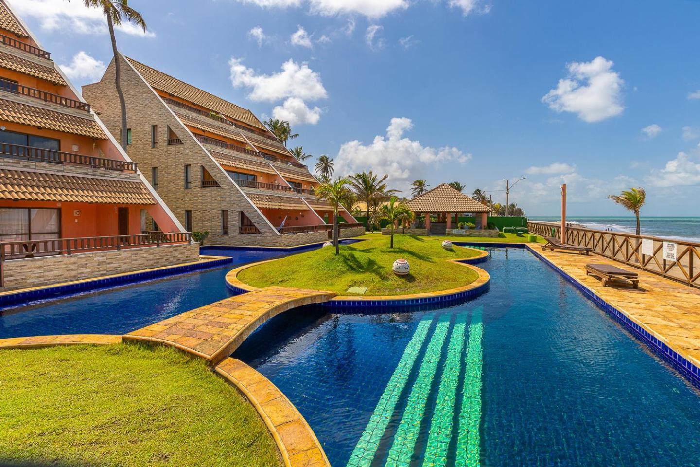 Oceanview A102 - Pe Na Area - Perto Do Centro, 2 Dormitorios, Piscina, Cozinha, 116m2 Cumbuco